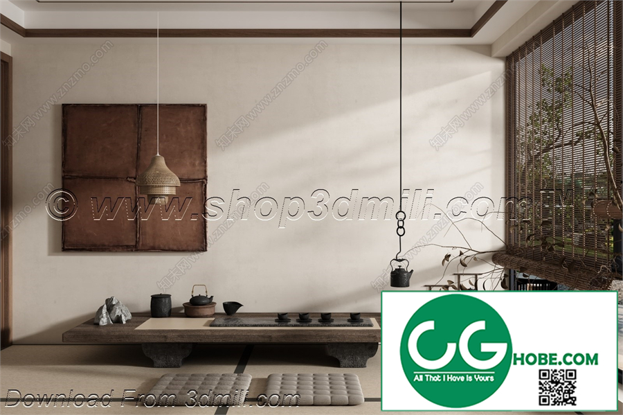 Tea Room 62 3D Model